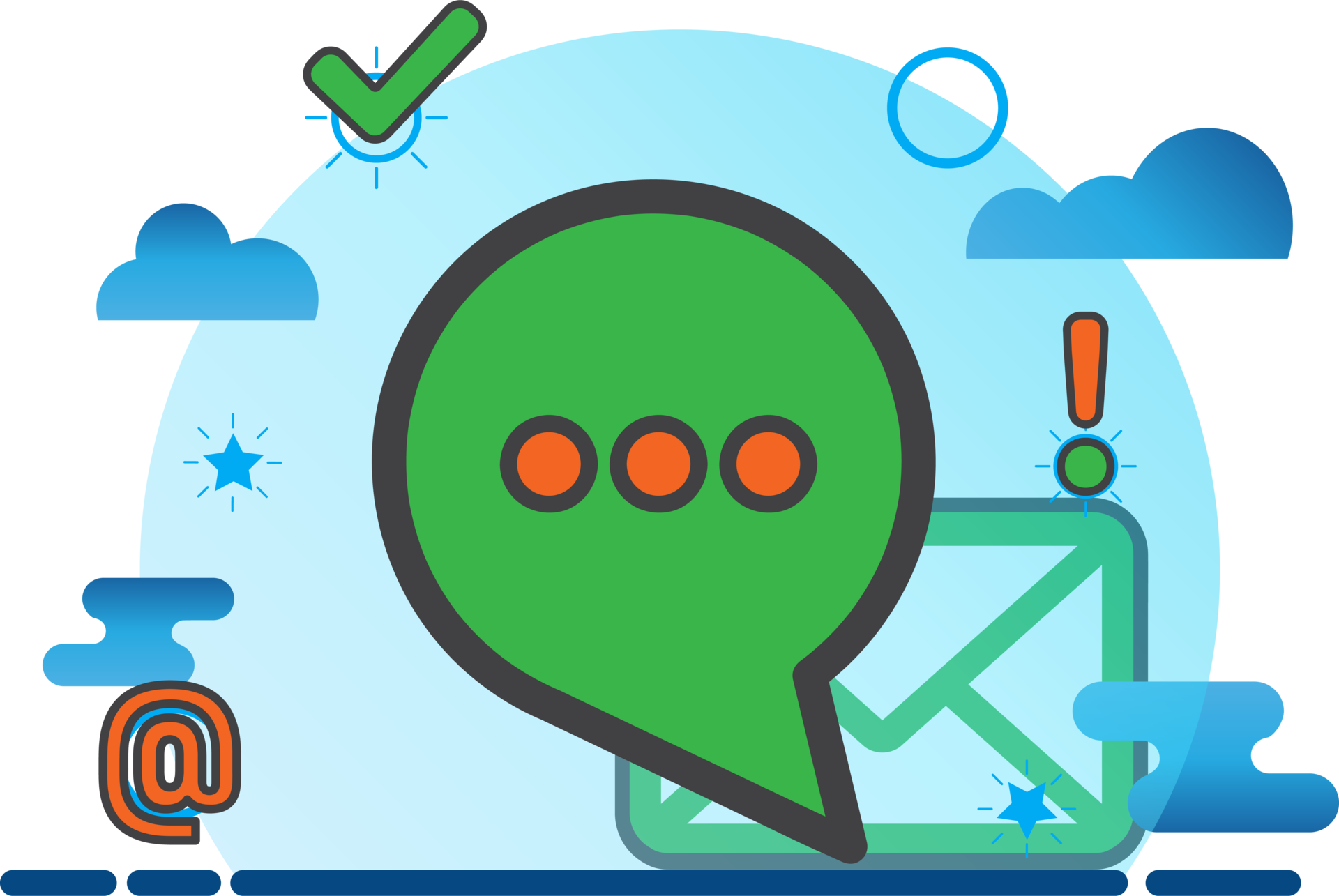 Live Chat Illustration